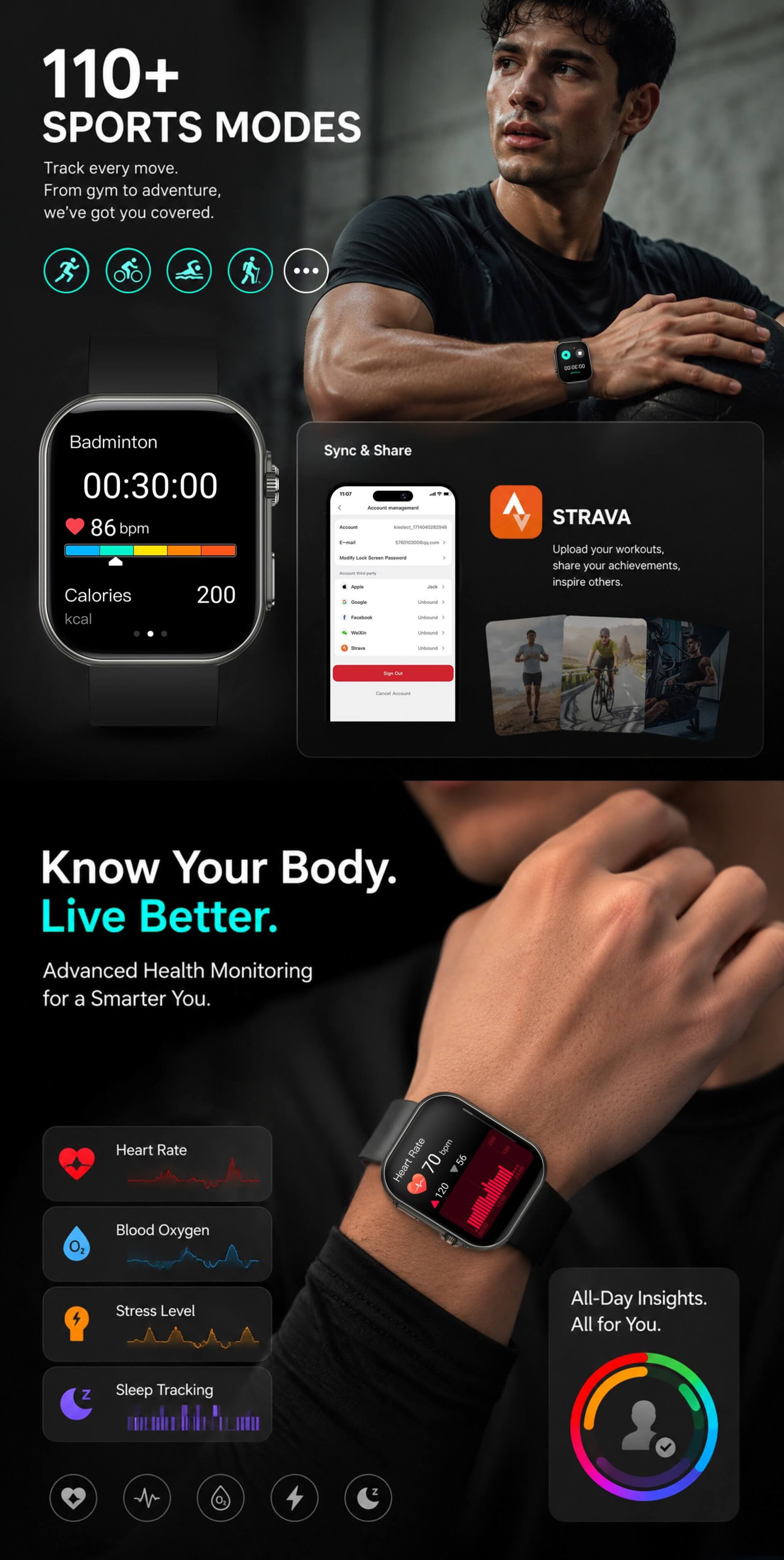 Kieslect Balance 3Pro Smartwatch with Built-in AI Assistant
