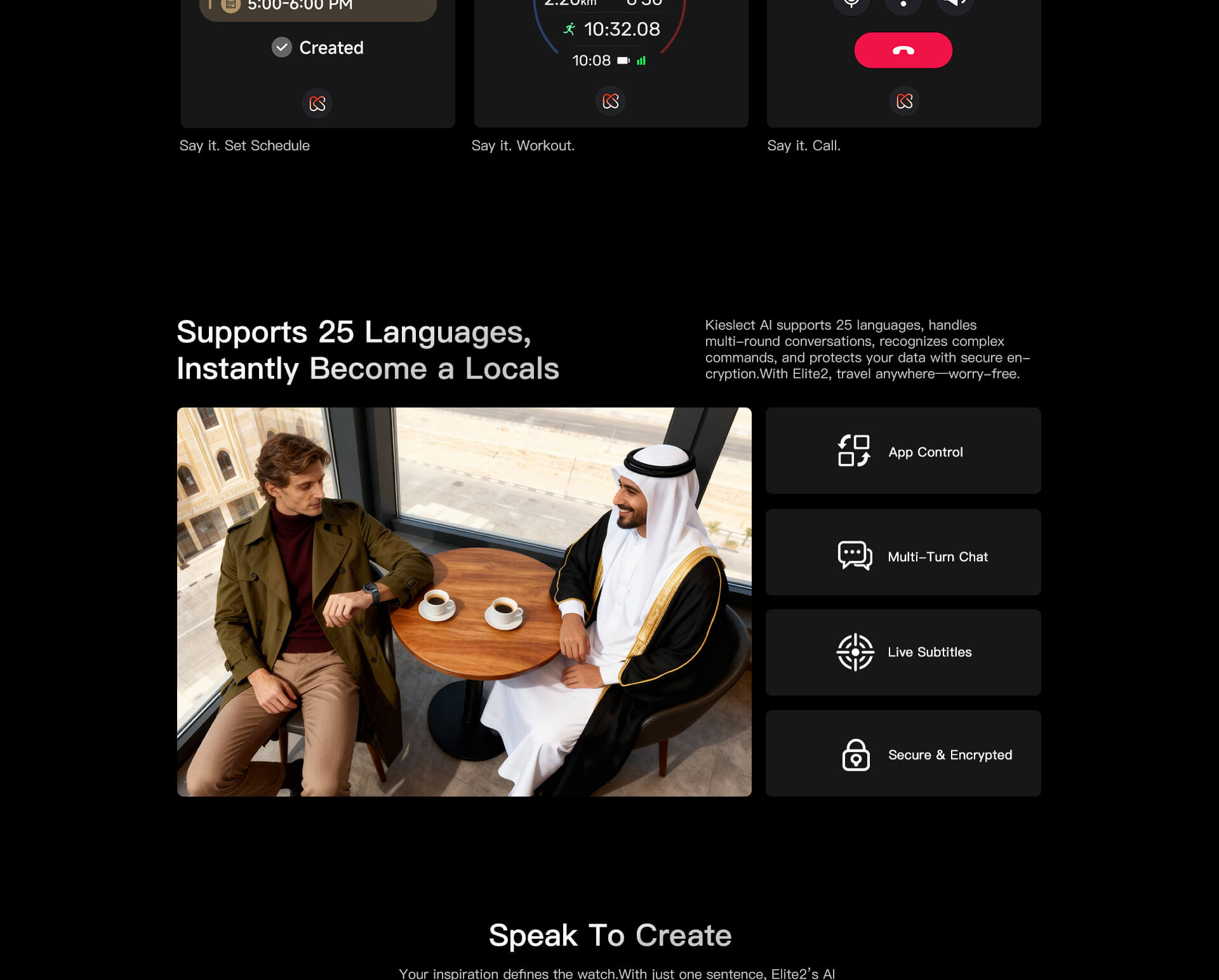 Kieslect AI Smartwatch Elite2