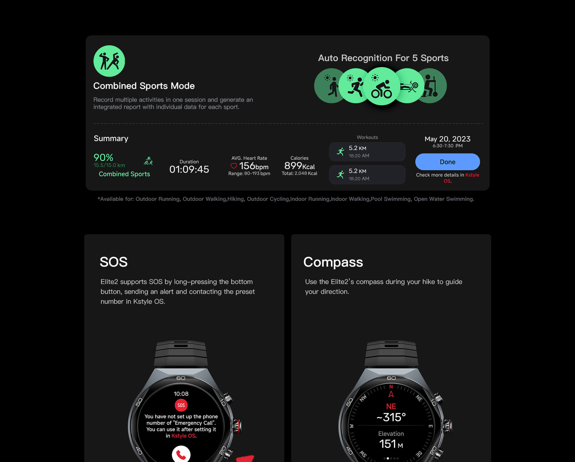 Kieslect AI Smartwatch Elite2