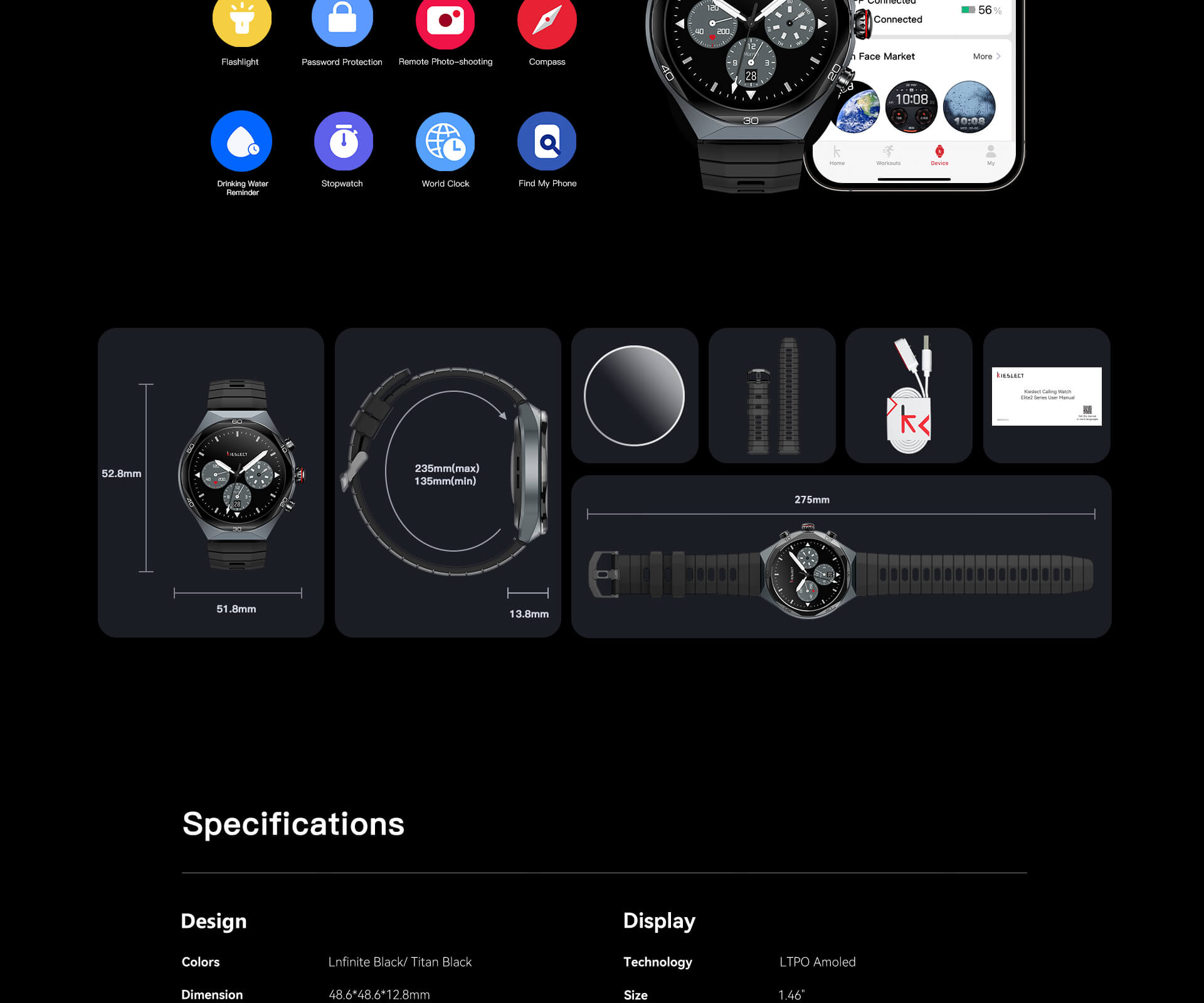 Kieslect AI Smartwatch Elite2