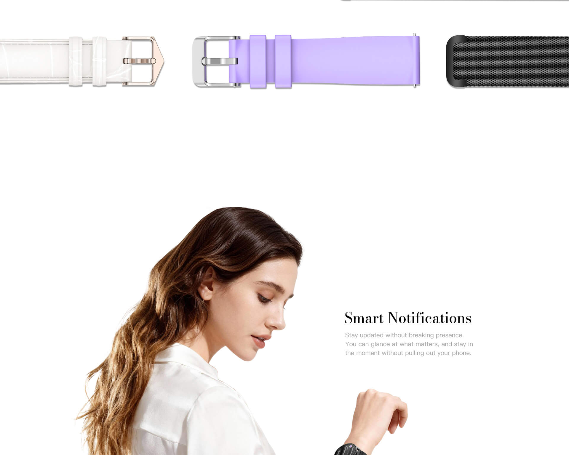 Kieslect Elfin World's Thinnest Women's Smartwatch