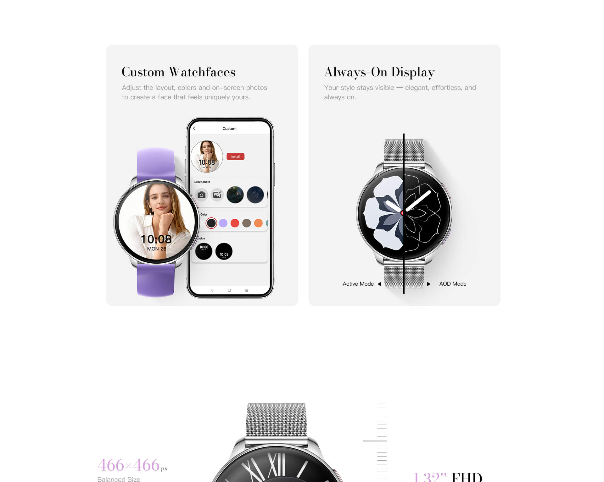 Kieslect Elfin World's Thinnest Women's Smartwatch