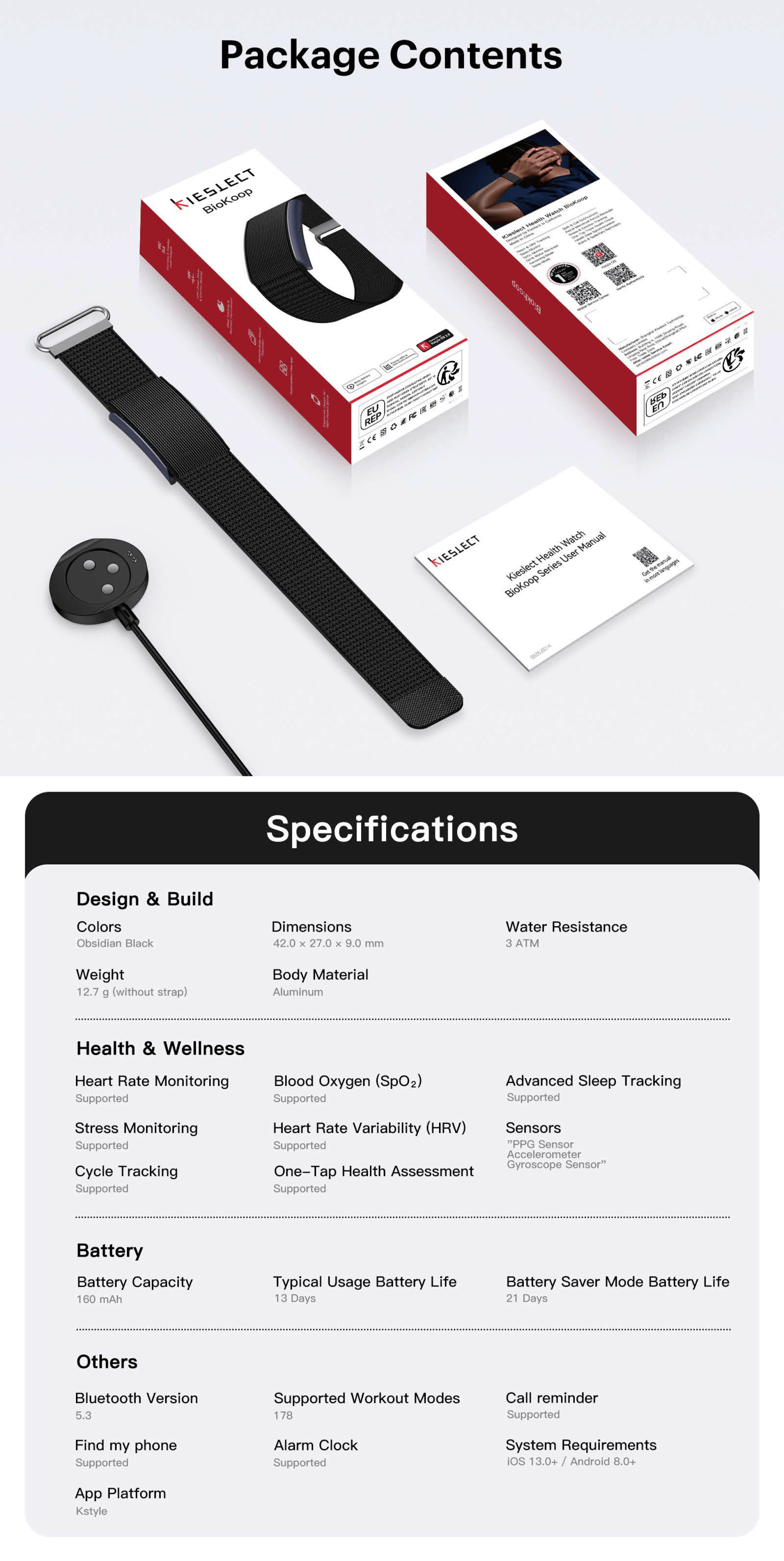 Kieslect Health Tracker Biokoop