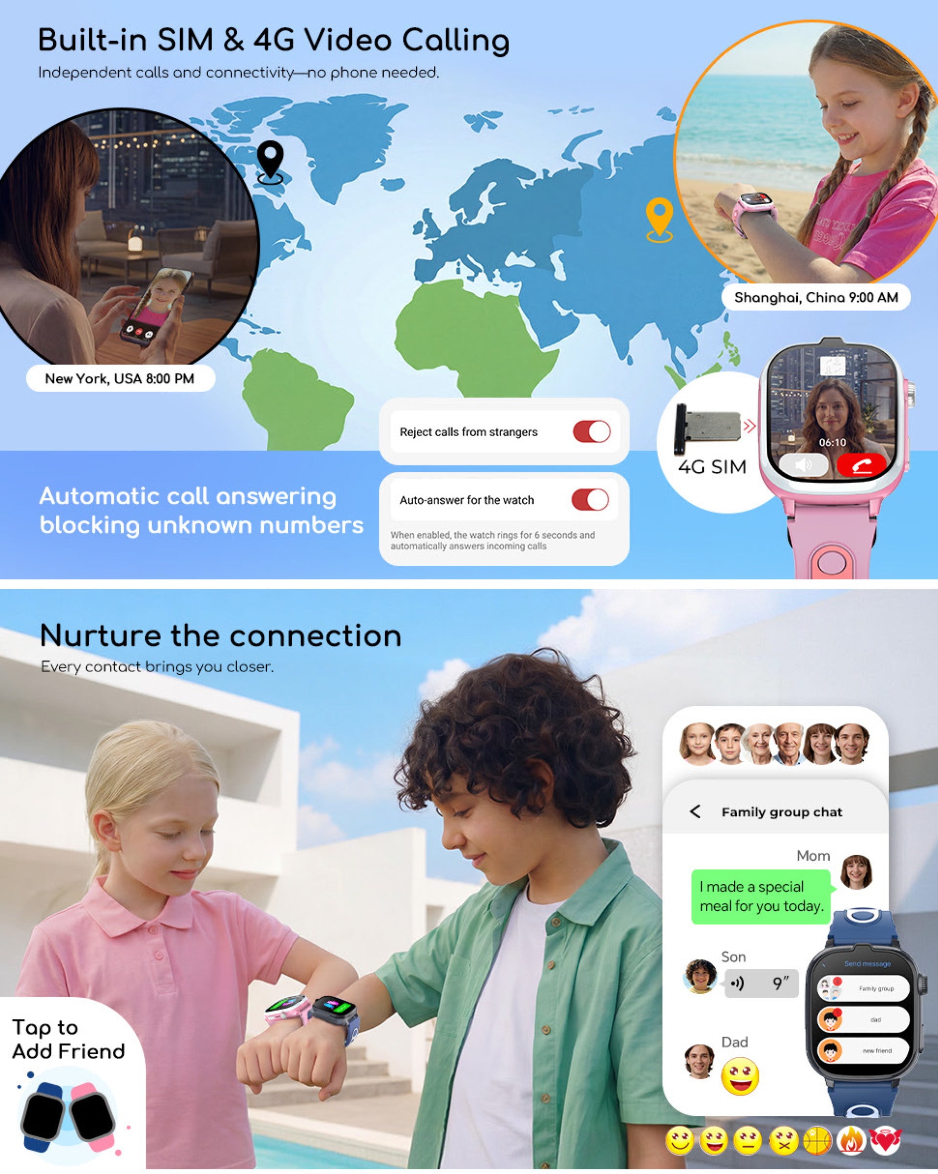 Kieslect Qualy Plus Kids Smart Watch