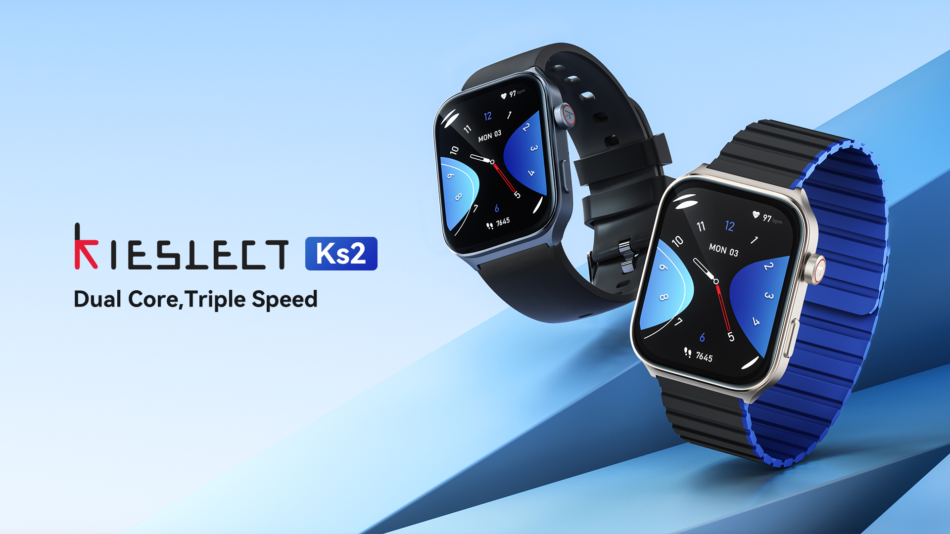 Be smart in style with the innovative Ks2 smartwatch from Kieslect, launching today!