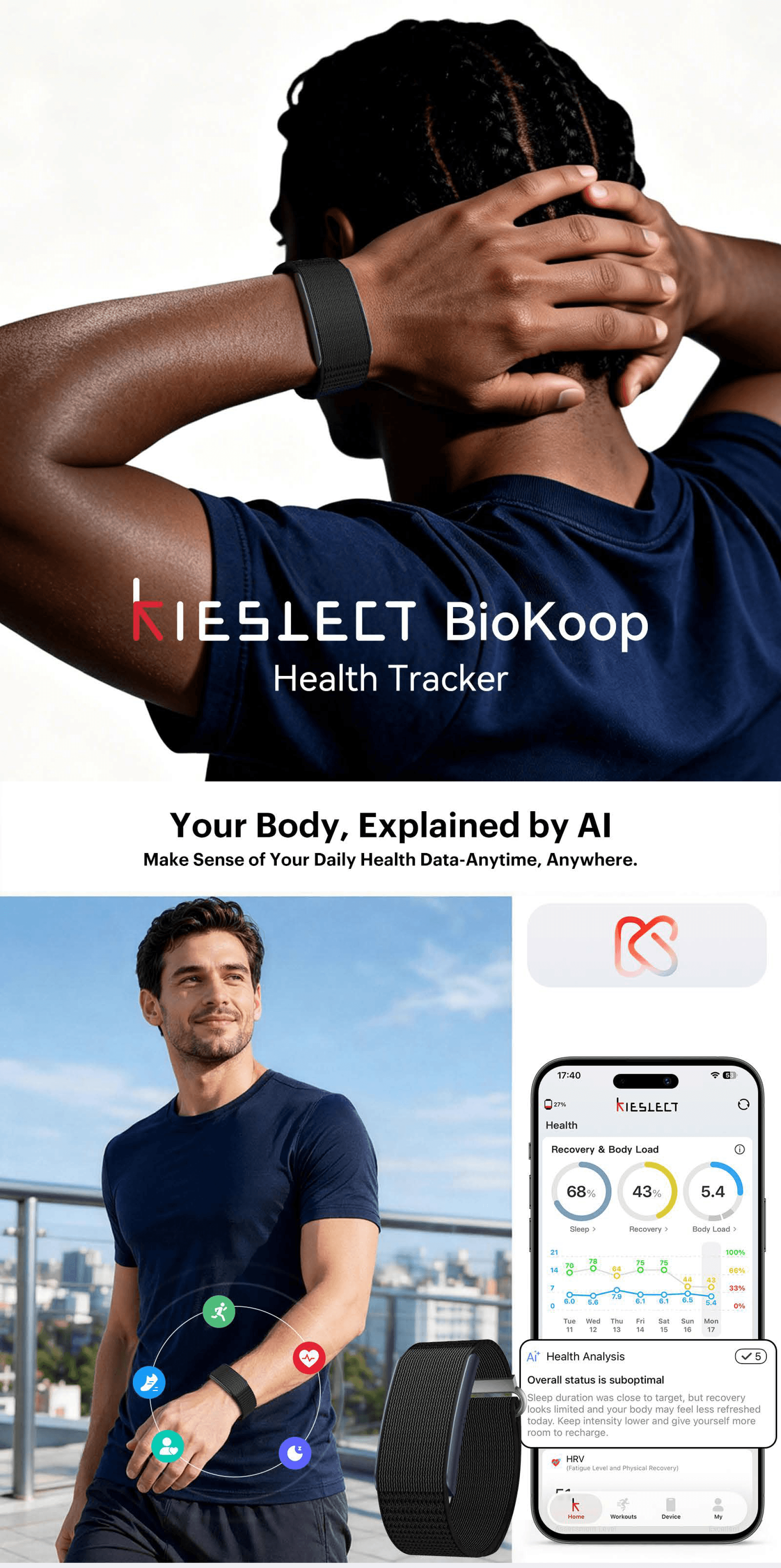 Kieslect Health Tracker Biokoop